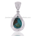 Bijoux Pendentif en Argent Sterling 925 Sterling Turquoise